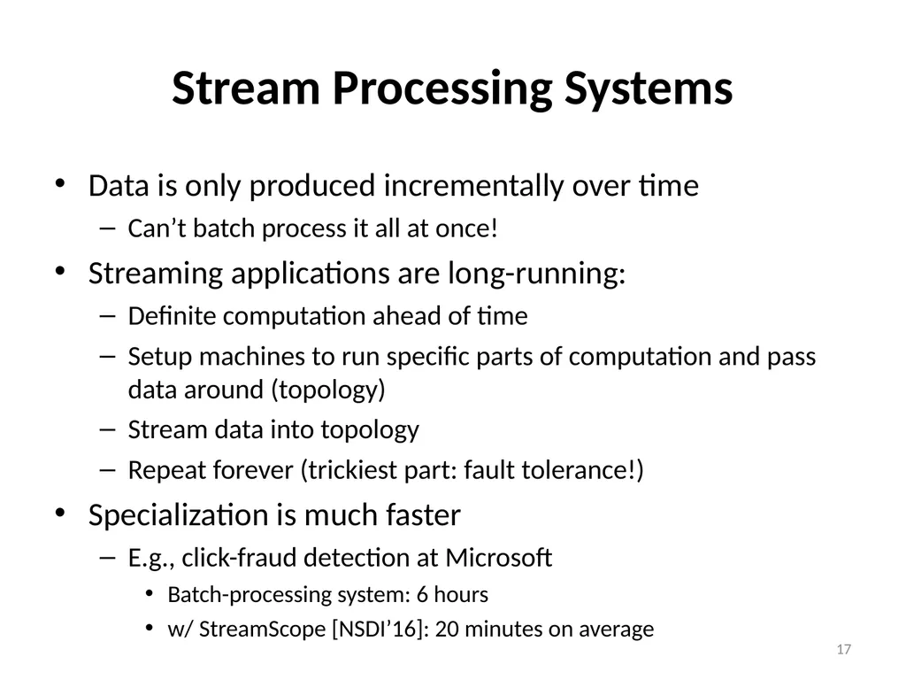 Big Data Processing CS 240: Computing Systems and - slide 17 of 64