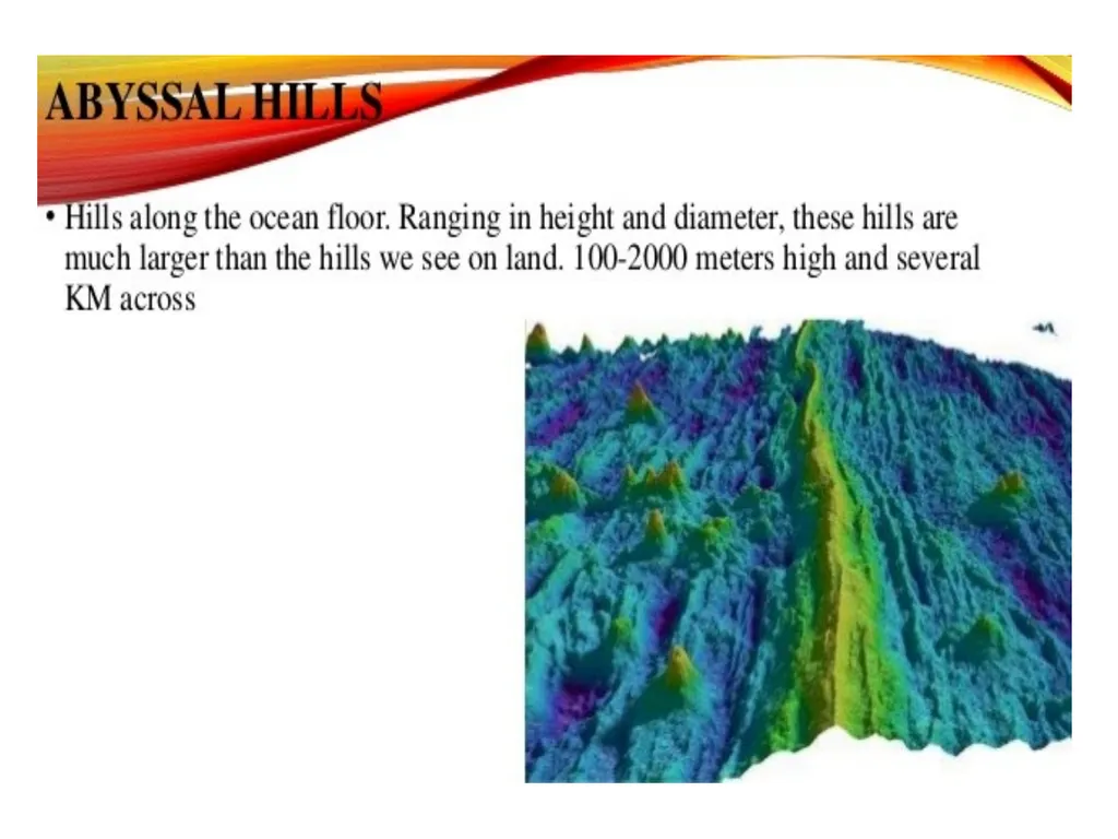 Oceanography: Definition, Topography of the ocean - slide 14 of 27