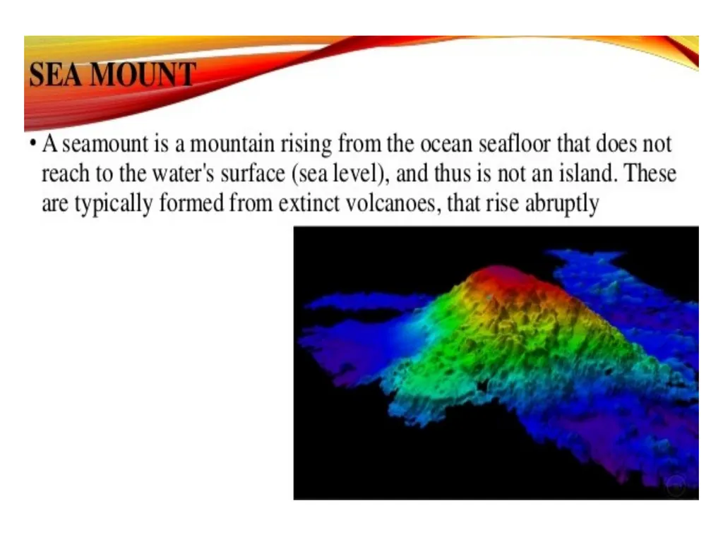 Oceanography: Definition, Topography of the ocean - slide 18 of 27