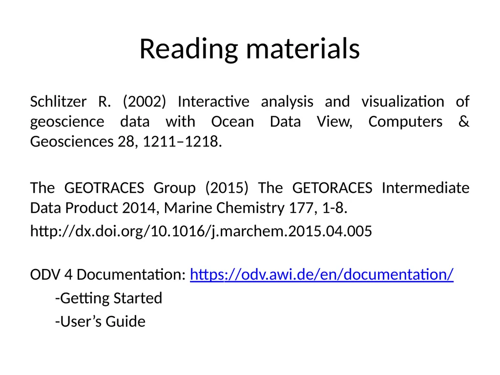 Download “ODV” from - slide 5 of 5
