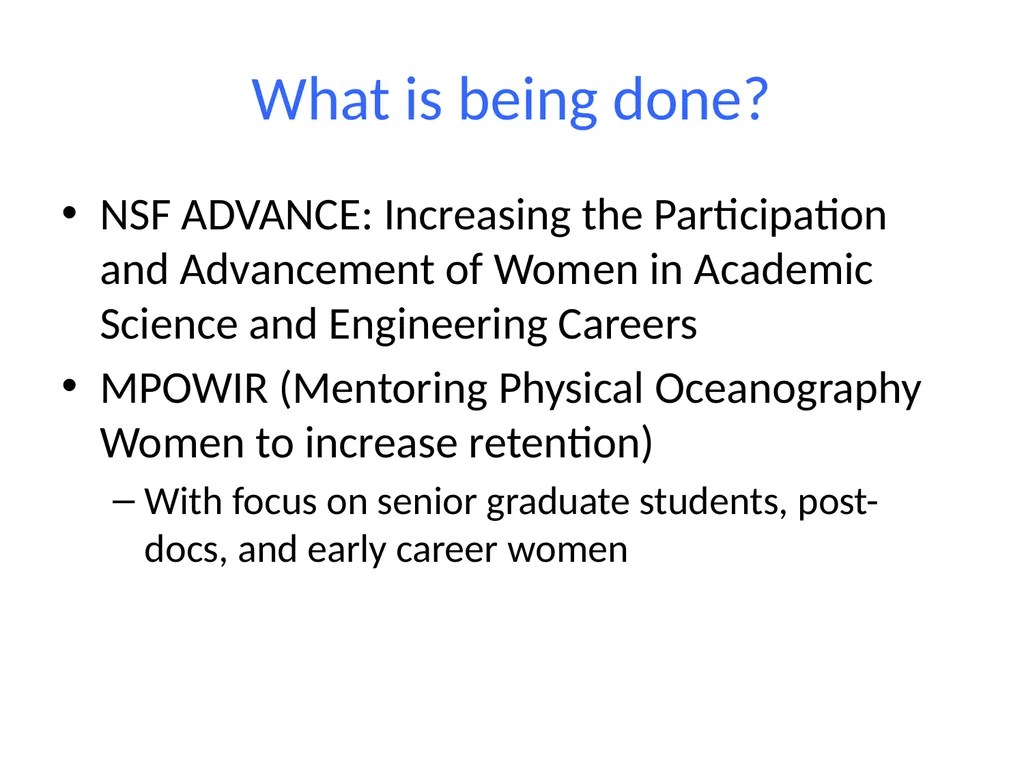 Where do all the oceanographers go? Career paths - slide 23 of 28