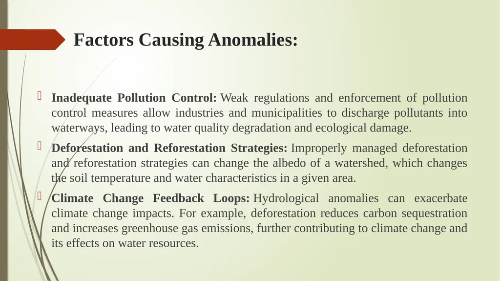 Anthropogenic Activities and River Basin Hydrology - slide 13 of 13