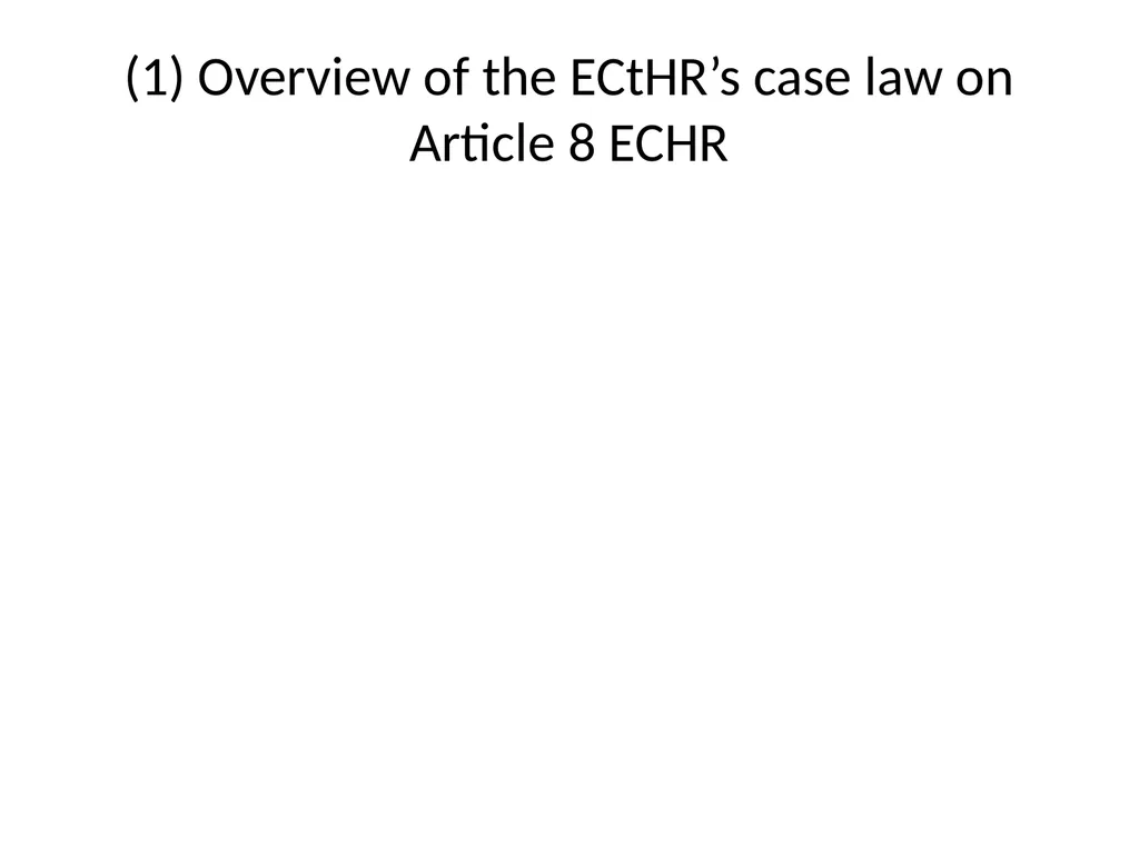 The ECtHR’s case law on data protection Bart van - slide 3 of 58