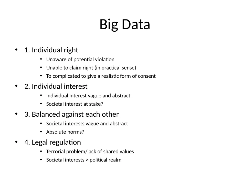 The ECtHR’s case law on data protection Bart van - slide 50 of 58