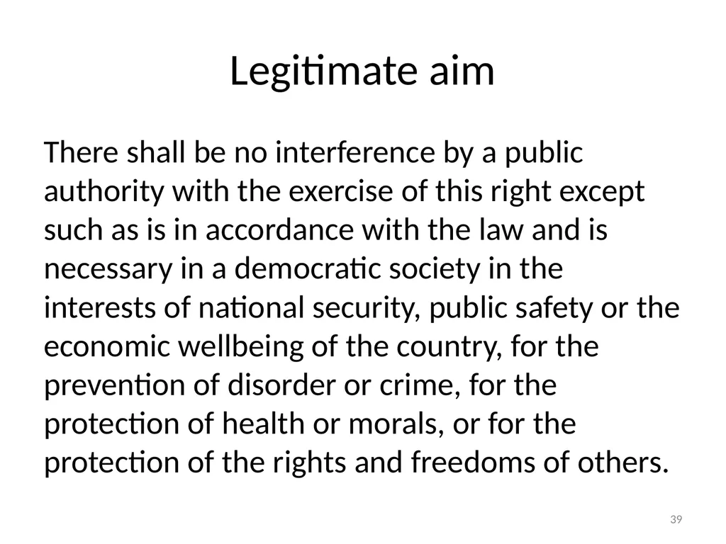 The ECtHR’s case law on data protection Bart van - slide 39 of 58