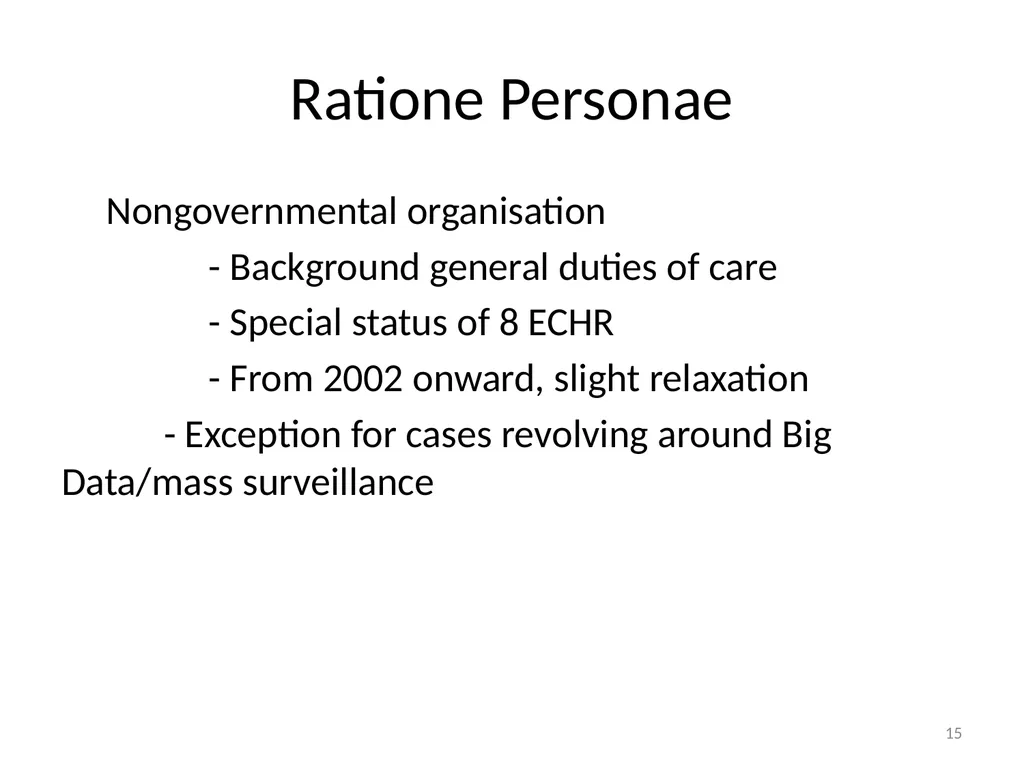 The ECtHR’s case law on data protection Bart van - slide 15 of 58