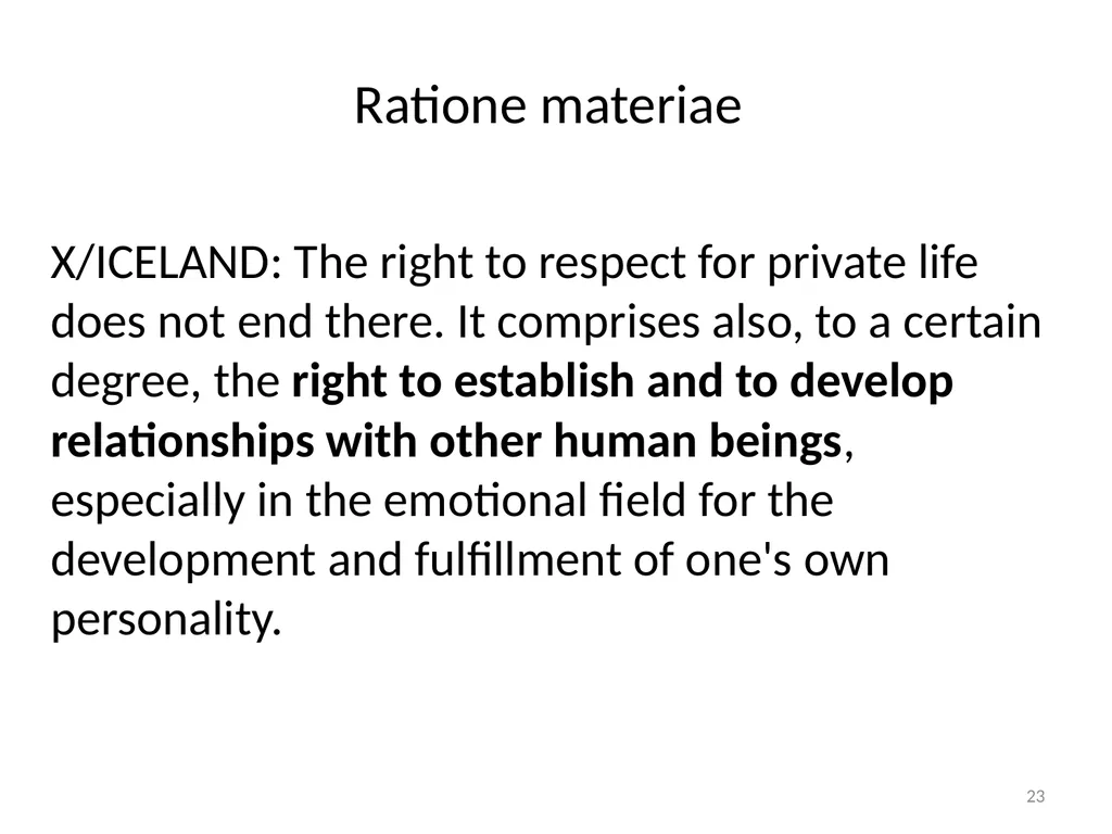 The ECtHR’s case law on data protection Bart van - slide 23 of 58