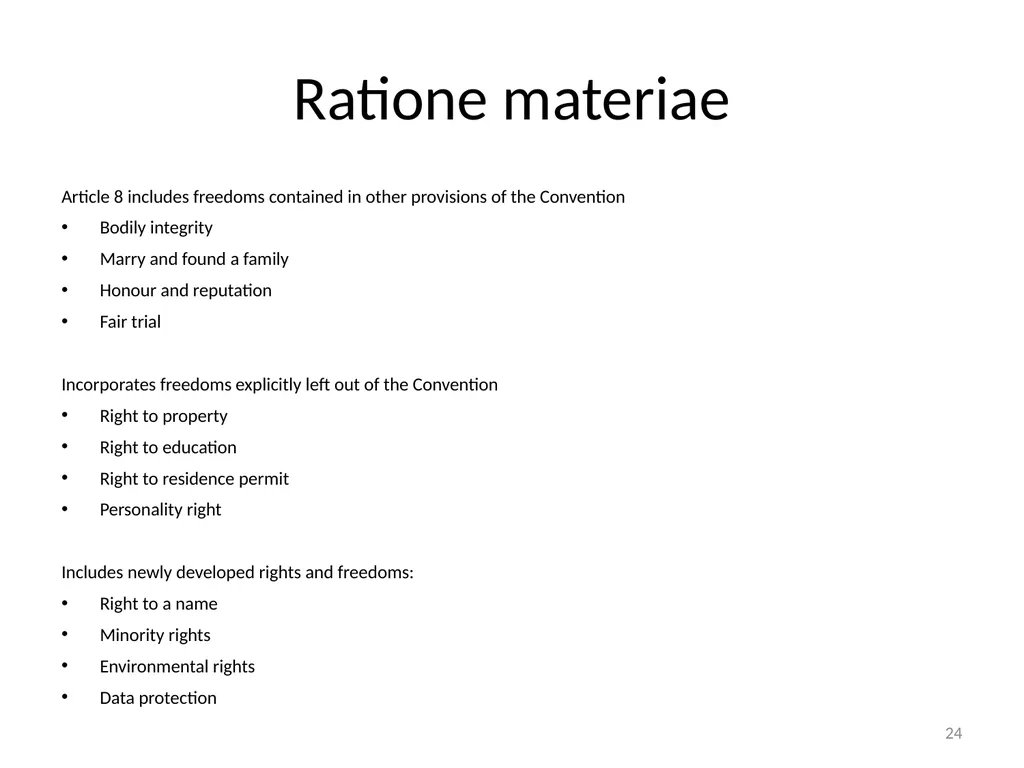 The ECtHR’s case law on data protection Bart van - slide 24 of 58