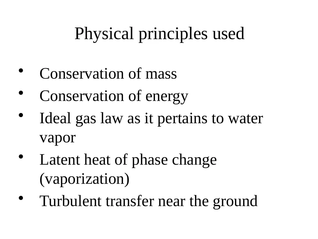 Evaporation and Transpiration Evapotranspiration - slide 4 of 18