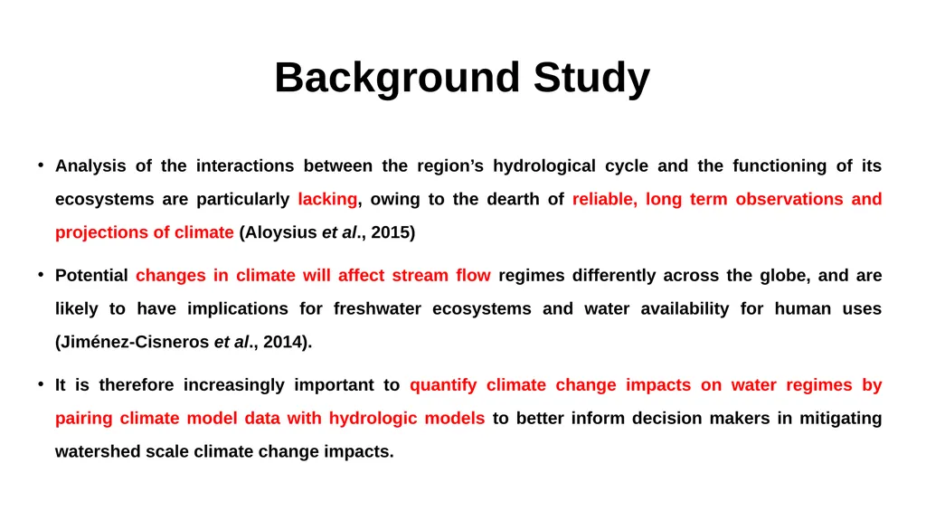Hydrology and its impact on crop yields using SWAT - slide 3 of 7