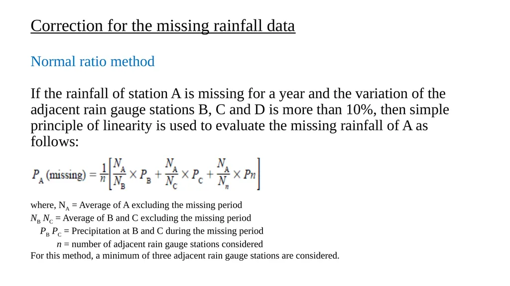 G205 (hydrology) First Semester Lesson Two - slide 13 of 39