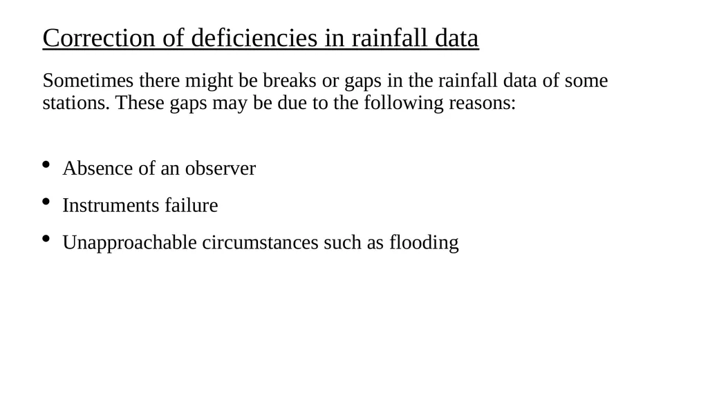 G205 (hydrology) First Semester Lesson Two - slide 9 of 39