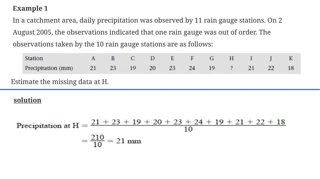 G205 (hydrology) First Semester Lesson Two - slide 12 of 39