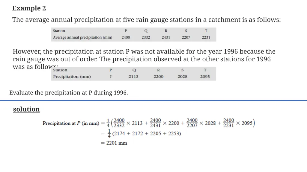 G205 (hydrology) First Semester Lesson Two - slide 14 of 39