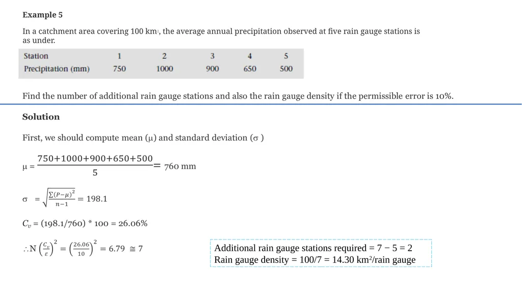 G205 (hydrology) First Semester Lesson Two - slide 30 of 39