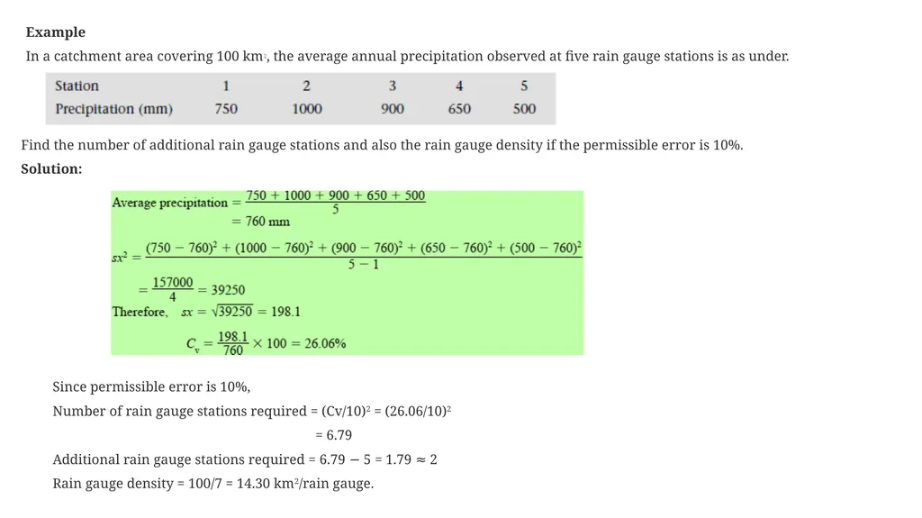 G205 (hydrology) First Semester Lesson Two - slide 29 of 39