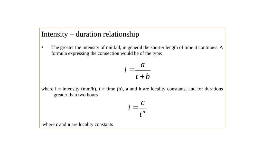 G205 (hydrology) First Semester Lesson Two - slide 35 of 39