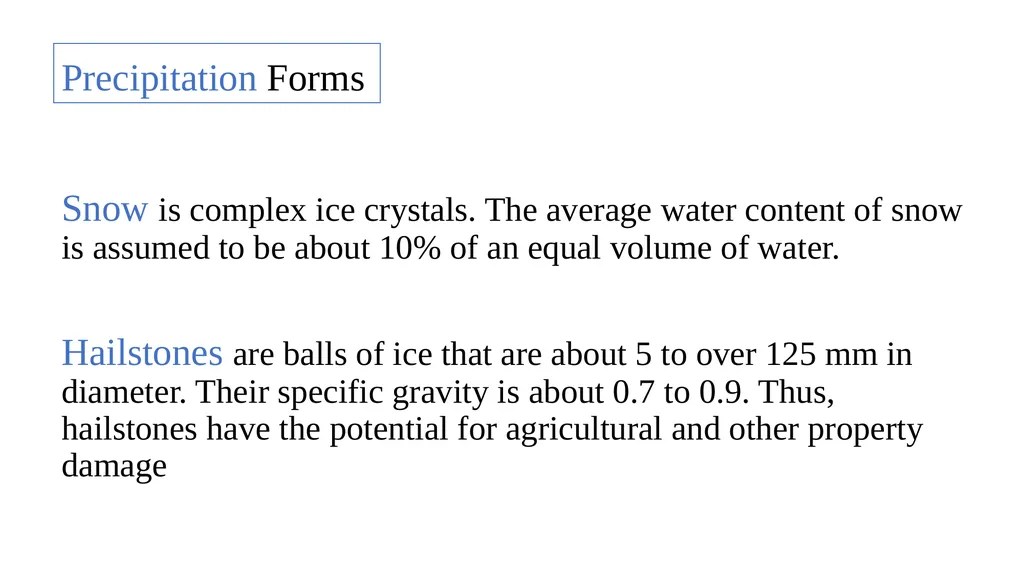 G205 (hydrology) First Semester Lesson Two - slide 4 of 39