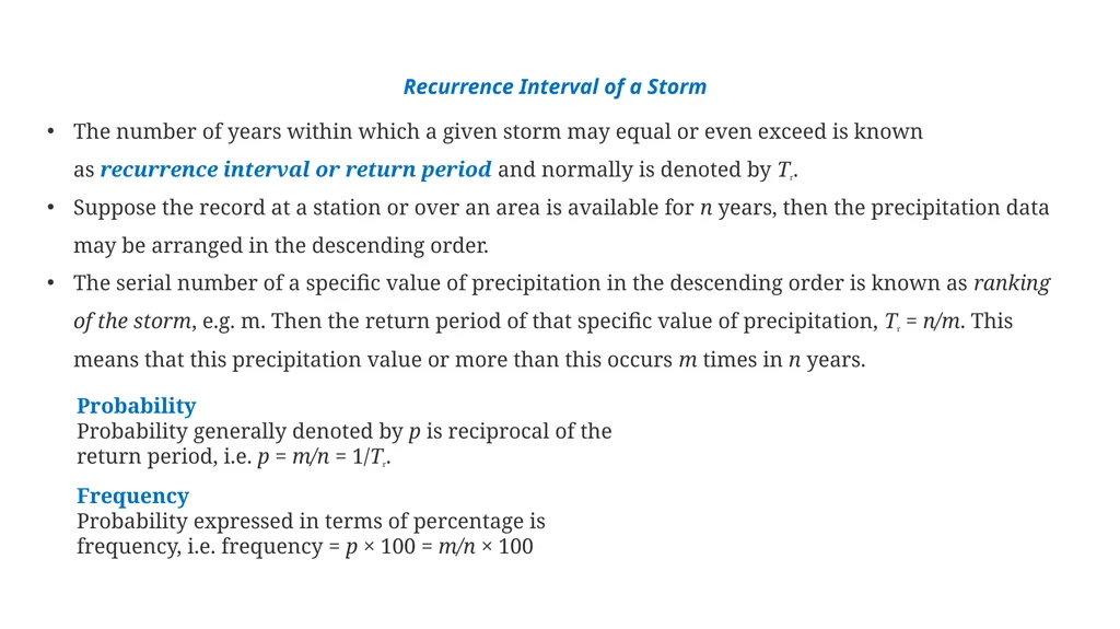 G205 (hydrology) First Semester Lesson Two - slide 31 of 39