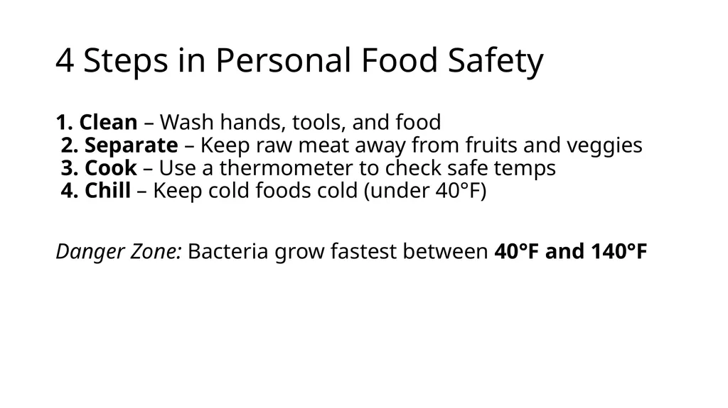 Food Science in Agriculture Unit 4 Food Science - slide 18 of 61