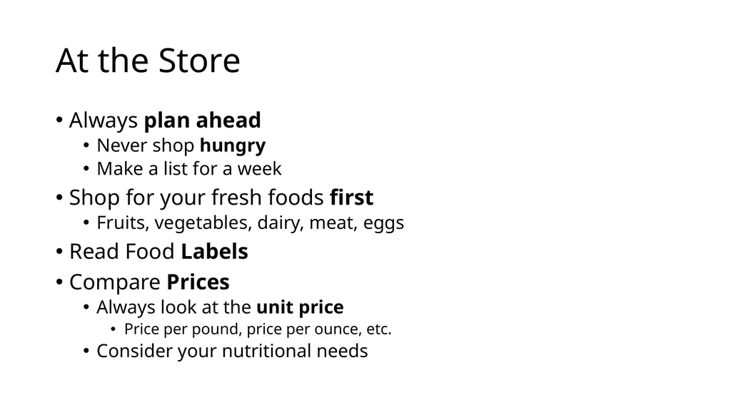 Food Science in Agriculture Unit 4 Food Science - slide 52 of 61
