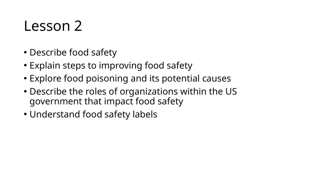 Food Science in Agriculture Unit 4 Food Science - slide 15 of 61