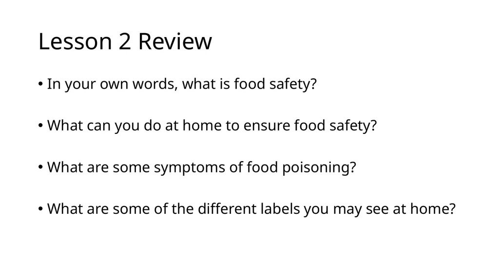 Food Science in Agriculture Unit 4 Food Science - slide 26 of 61