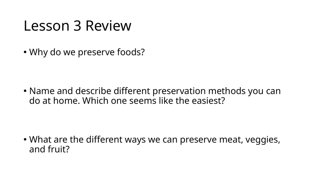 Food Science in Agriculture Unit 4 Food Science - slide 38 of 61