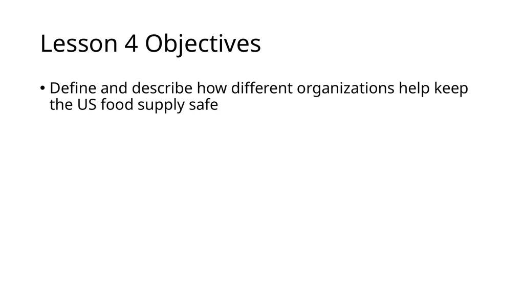 Food Science in Agriculture Unit 4 Food Science - slide 40 of 61