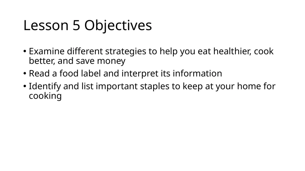 Food Science in Agriculture Unit 4 Food Science - slide 48 of 61