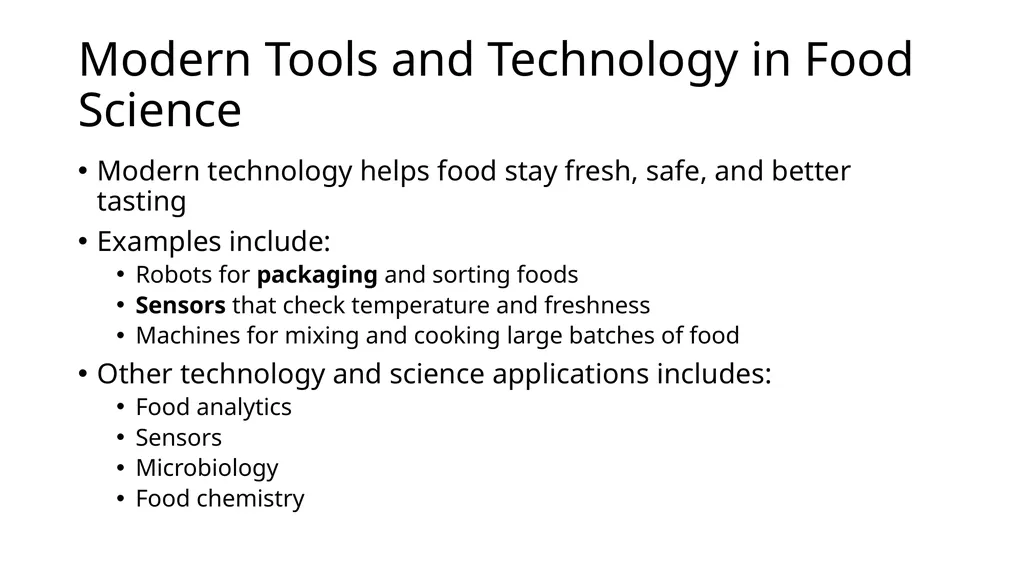 Food Science in Agriculture Unit 4 Food Science - slide 7 of 61