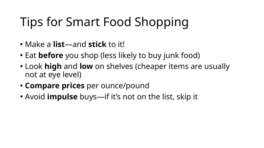 Food Science in Agriculture Unit 4 Food Science - slide 60 of 61