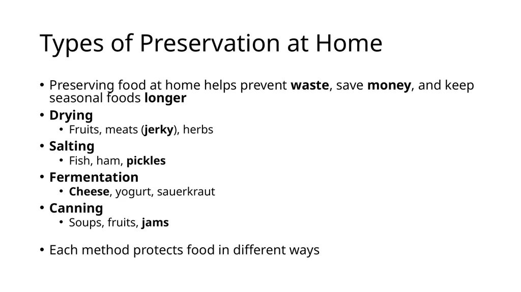 Food Science in Agriculture Unit 4 Food Science - slide 31 of 61