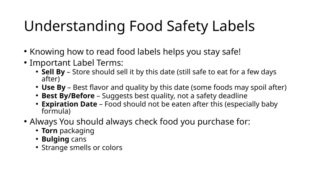 Food Science in Agriculture Unit 4 Food Science - slide 25 of 61
