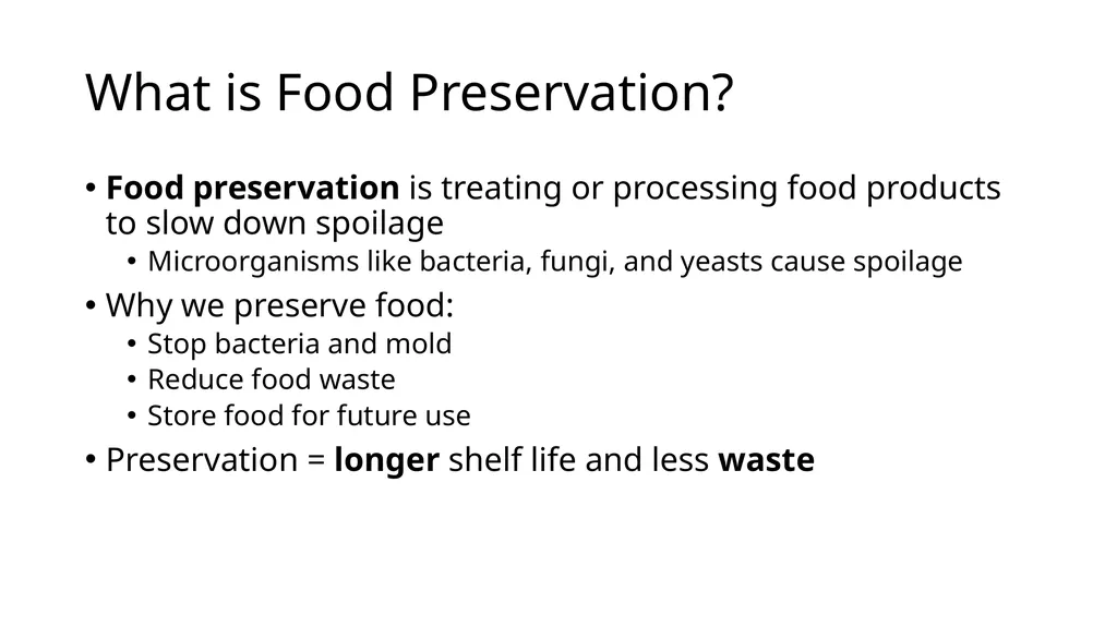 Food Science in Agriculture Unit 4 Food Science - slide 29 of 61