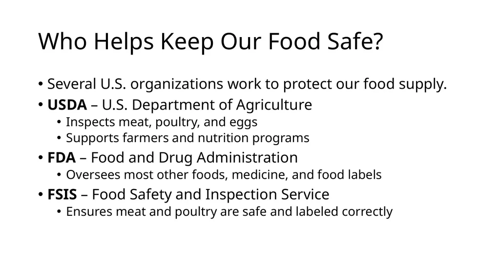 Food Science in Agriculture Unit 4 Food Science - slide 41 of 61