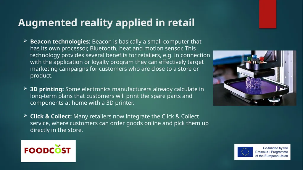 Augmented reality Consumer food related - slide 10 of 12