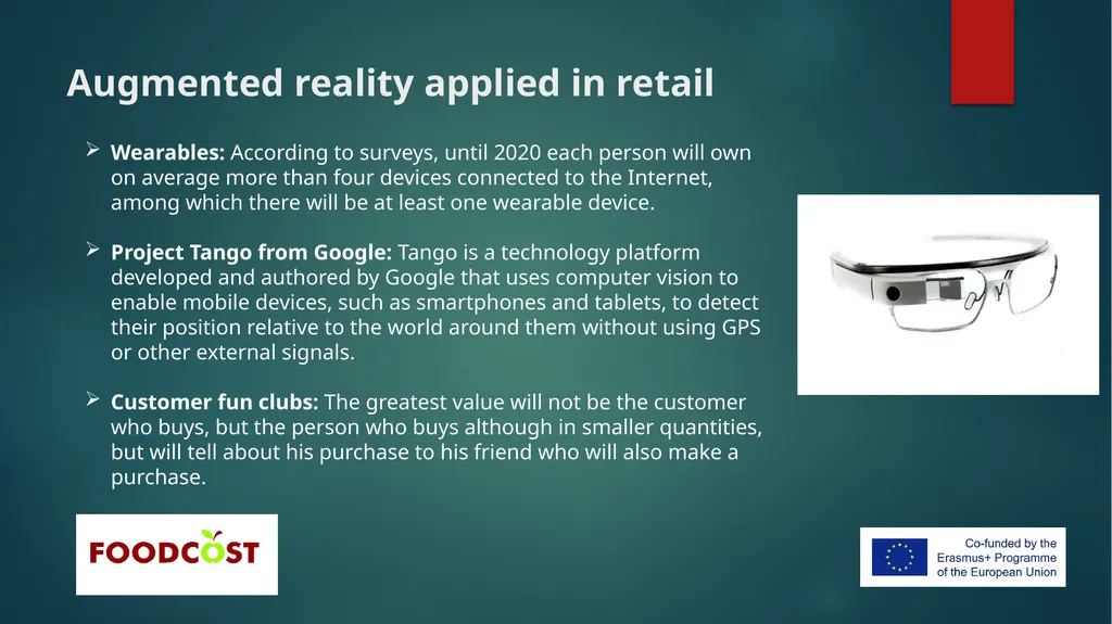 Augmented reality Consumer food related - slide 11 of 12