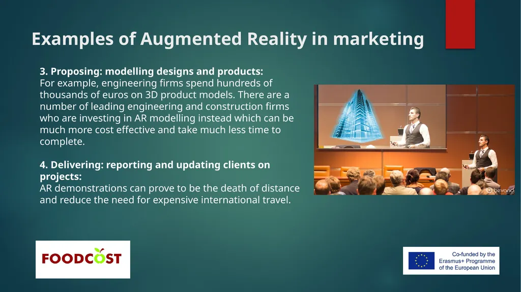 Augmented reality Consumer food related - slide 5 of 12