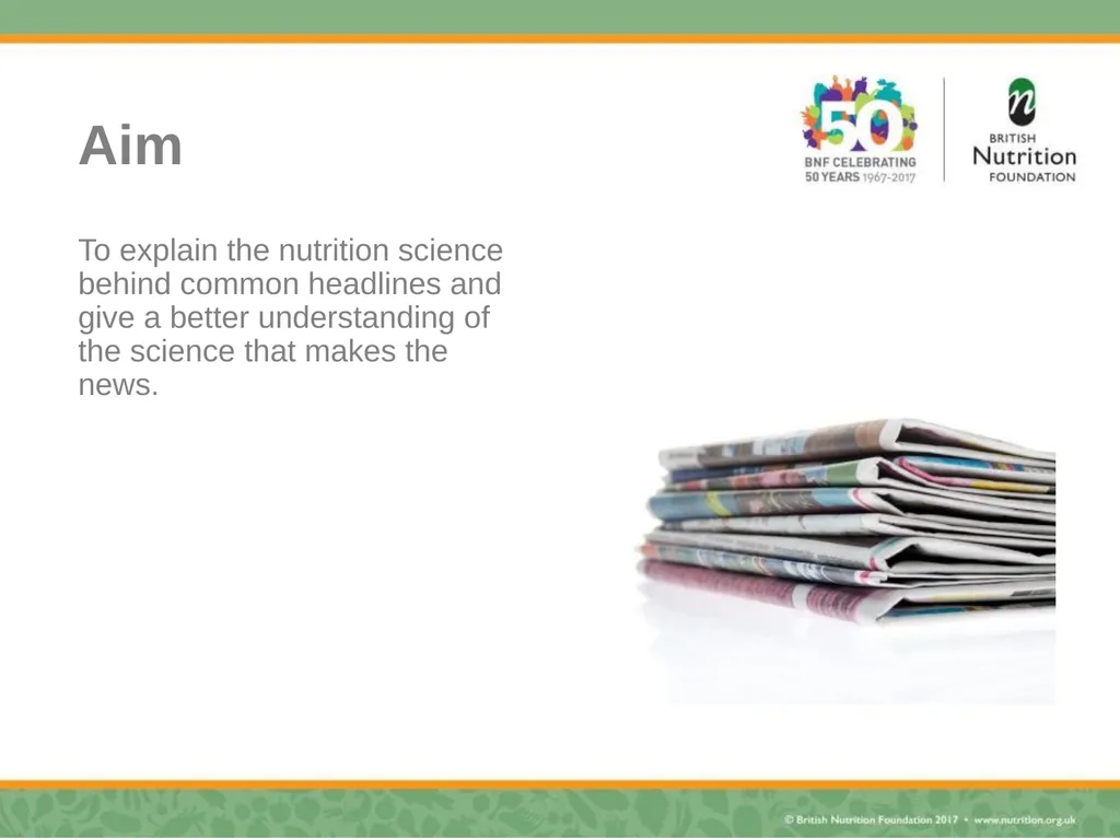 Nutrition science – myth busting Rebecca Haresign - slide 4 of 35