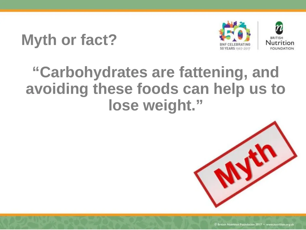 Nutrition science – myth busting Rebecca Haresign - slide 5 of 35