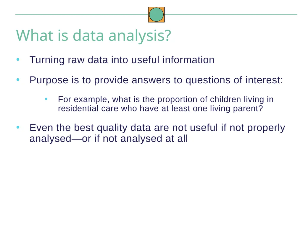 Data Analysis and Interpretation May 2021 To build - slide 4 of 54