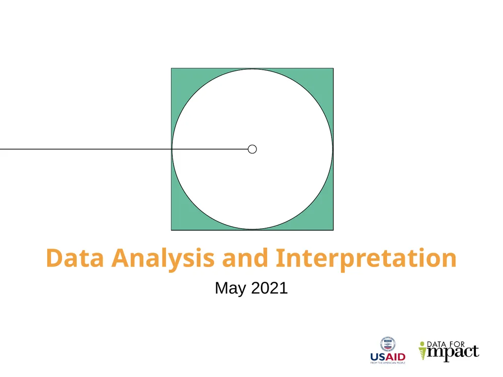 Data Analysis and Interpretation May 2021 To build