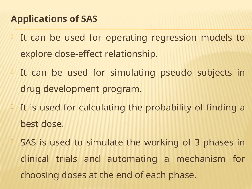 INTRODUCTION TO Statistical SoftwareS What is - slide 15 of 25
