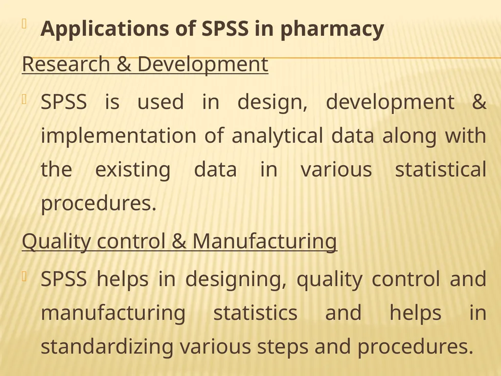 INTRODUCTION TO Statistical SoftwareS What is - slide 9 of 25