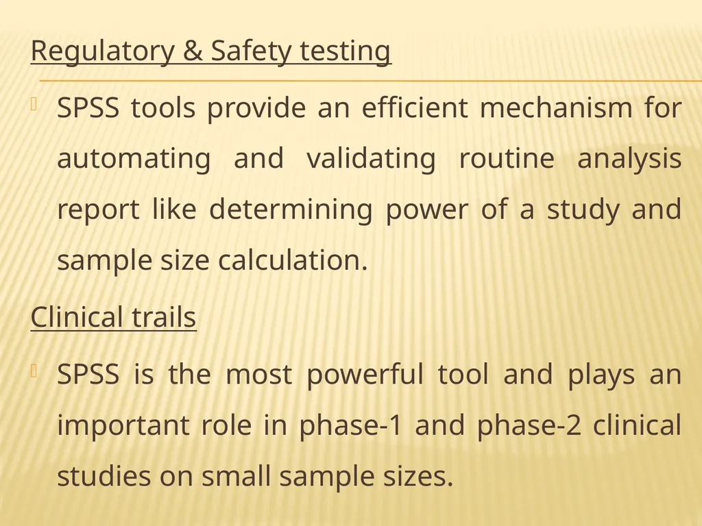 INTRODUCTION TO Statistical SoftwareS What is - slide 10 of 25