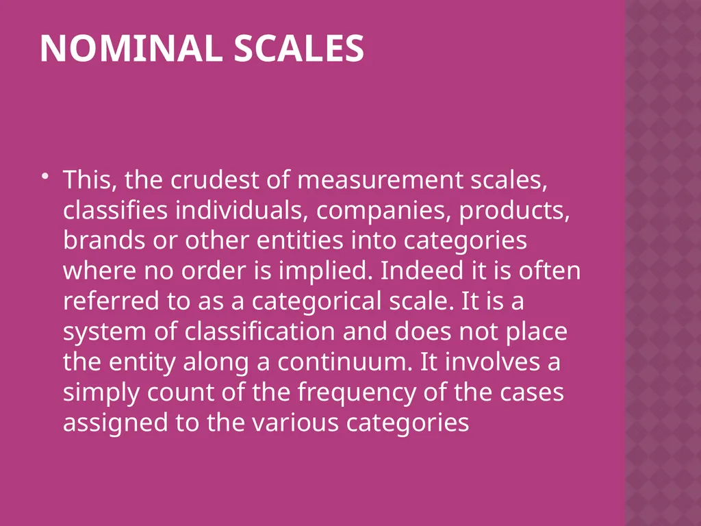 RESEARCH METHODOLOGY DEPARTMENT OF STATISTICS - slide 8 of 11