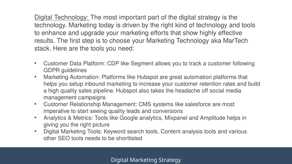 TEMPLATE DIGITAL MARKETING STRATEGY Your Company - slide 31 of 36