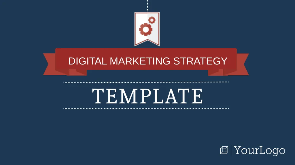TEMPLATE DIGITAL MARKETING STRATEGY Your Company - slide 1 of 36