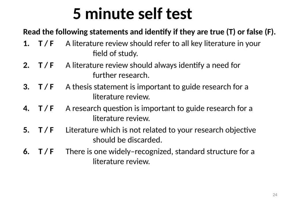 Importance of literature review Dr. Neelima Mehta - slide 24 of 28